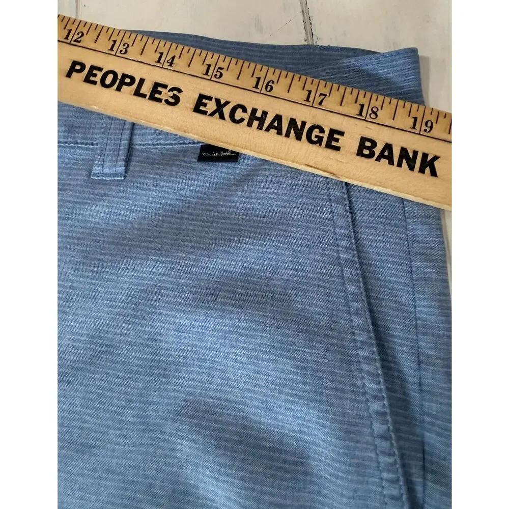 Travis Mathew Men`s Golf Shorts Polyester Stretch Size 38Blue #4710